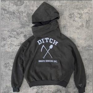 DITCH LA Grave Digging Inc. Masked Hoodie